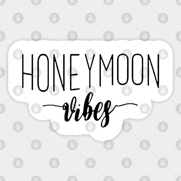 Honeymoon Vibes Sticker by Brucento